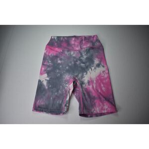 Tier Activewear Tie Dye Bike Shorts Pink Purple Tie Dye Athletic Gym Women Small